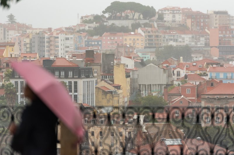 Aviso amarelo por chuva em Lisboa