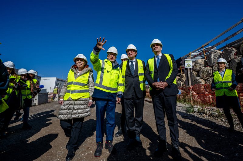 Carlos Moedas received the vice-president of the European Commission on a visit to the General Drainage Plan project