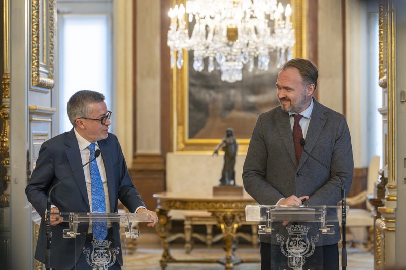Presentation of the European Affordable Housing Plan in Lisbon - Carlos Moedas, Mayor of Lisbon, Carlos Moedas, and Dan Jørgensen, European Commissioner for Energy and Housing, Dan Jørgensen