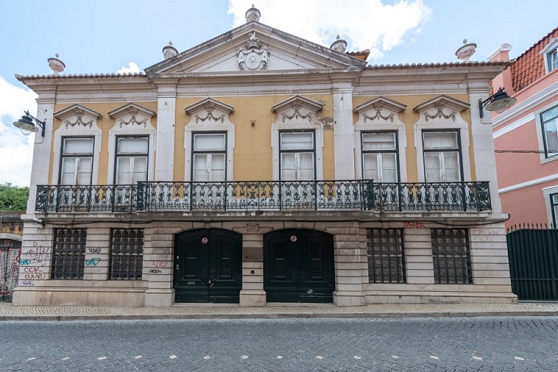 Futuro Centro de Estudos de História da Leitura - Palacete dos Marqueses de Pombal, na Rua das Janelas Verdes