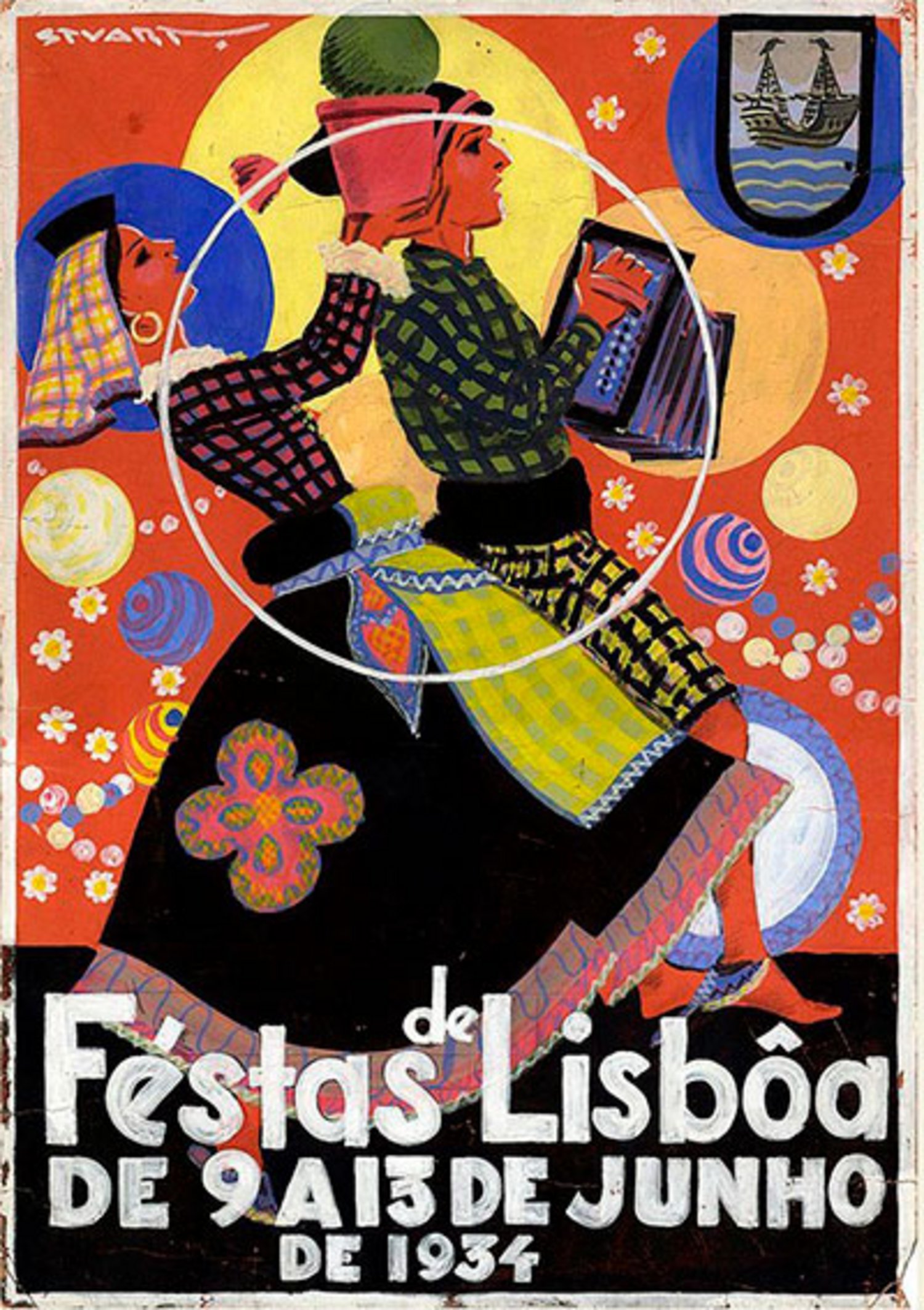 Stuart Carvalhais (Festas de Lisboa de 1934) - Peças Com História - Museu de Lisboa